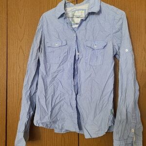 Vintage American Eagle Pinstripe Dress Shirt